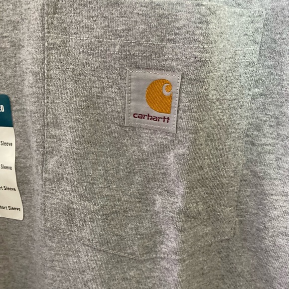 Carhartt relaxed fit heavyweight short sleeve pocket T-shirt size large - Picture 7 of 7